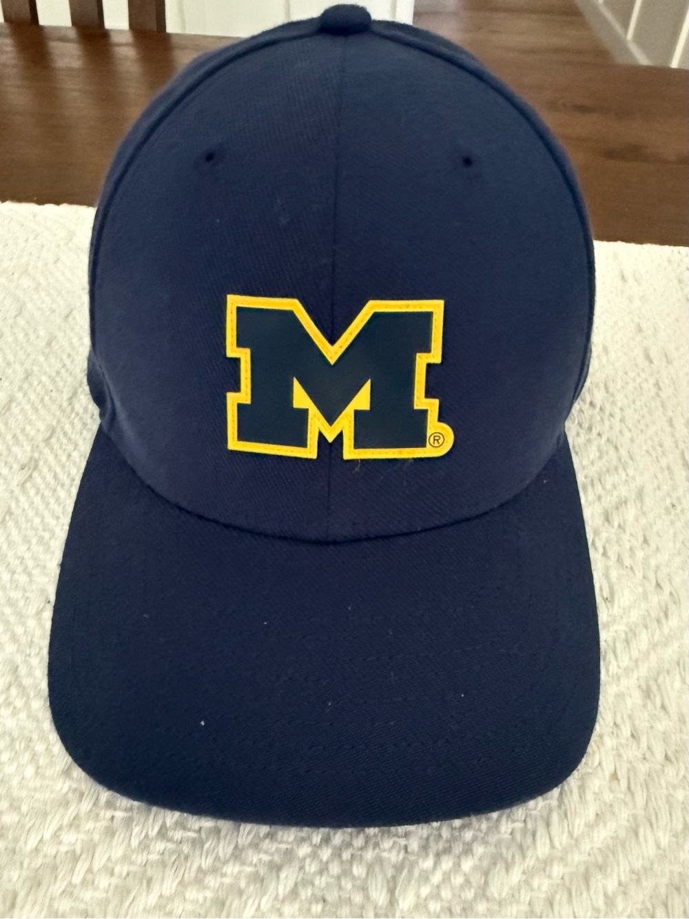 University of Michigan On Field Swoosh Flexfit Ballcap